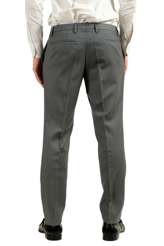 Pre-owned Hugo Boss "inwood2/winfield2" Men's 100% Wool Gray Two Button Suit