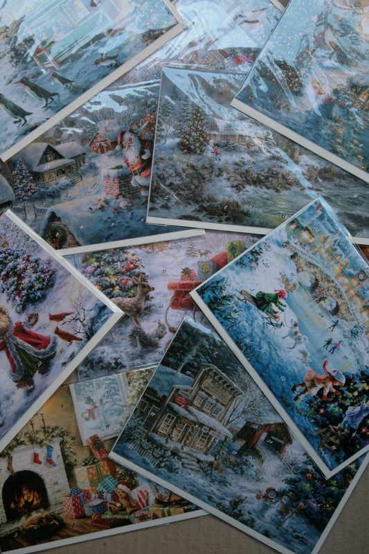 Calendrier De L'Avent Nicky Boehme Aux Choix, Nostalgie, Carte Double, 11x17cm