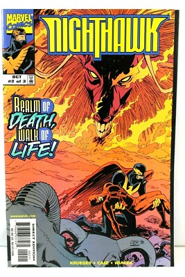 Nighthawk #2 of 3 Realm of Death Walk Life Daredevil 1998 Comic Marvel Comics F