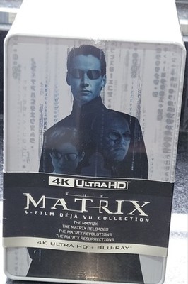 The Matrix 4-Film Steelbook Deja Vu Collection - 4K UHD & BLU-RAY