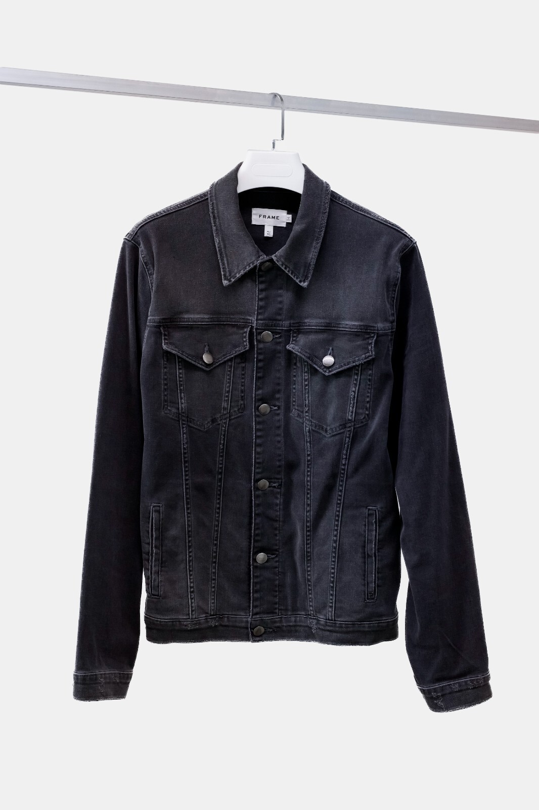 Frame Grey Denim Jacket, Size XL | eBay