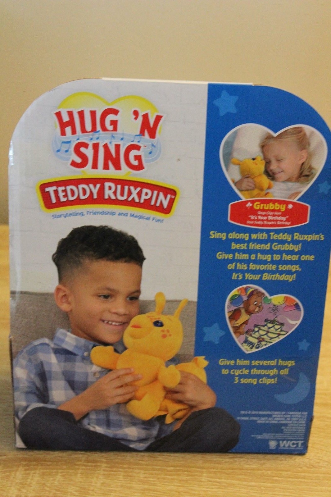 NEW Teddy Ruxpin Gruby Hug 'N Sing - Sings clips from 