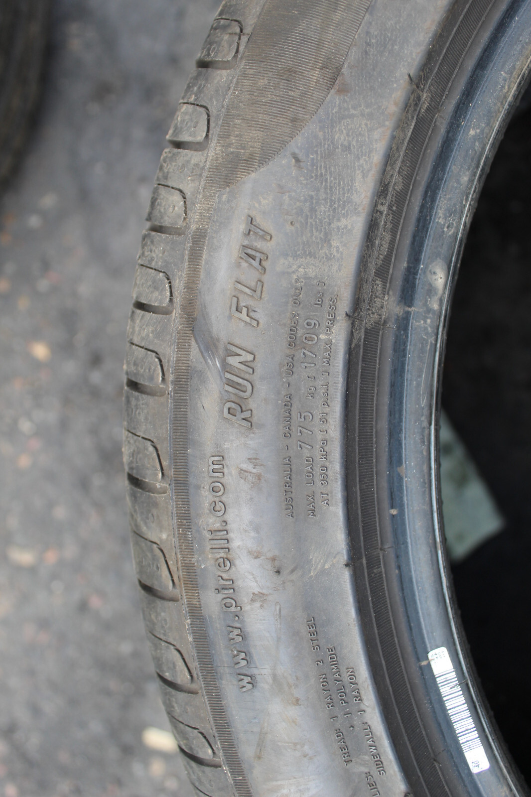 275 40 18 Pirelli, Cinturato P7, RunFlat, 99Y, x2 A Pair 6.0mm (F1_tyres) L3448