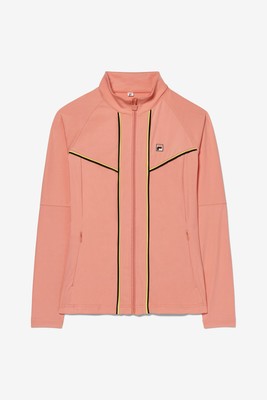 Женская спортивная куртка Fila Back Spin-РОЗОВЫЙ-L