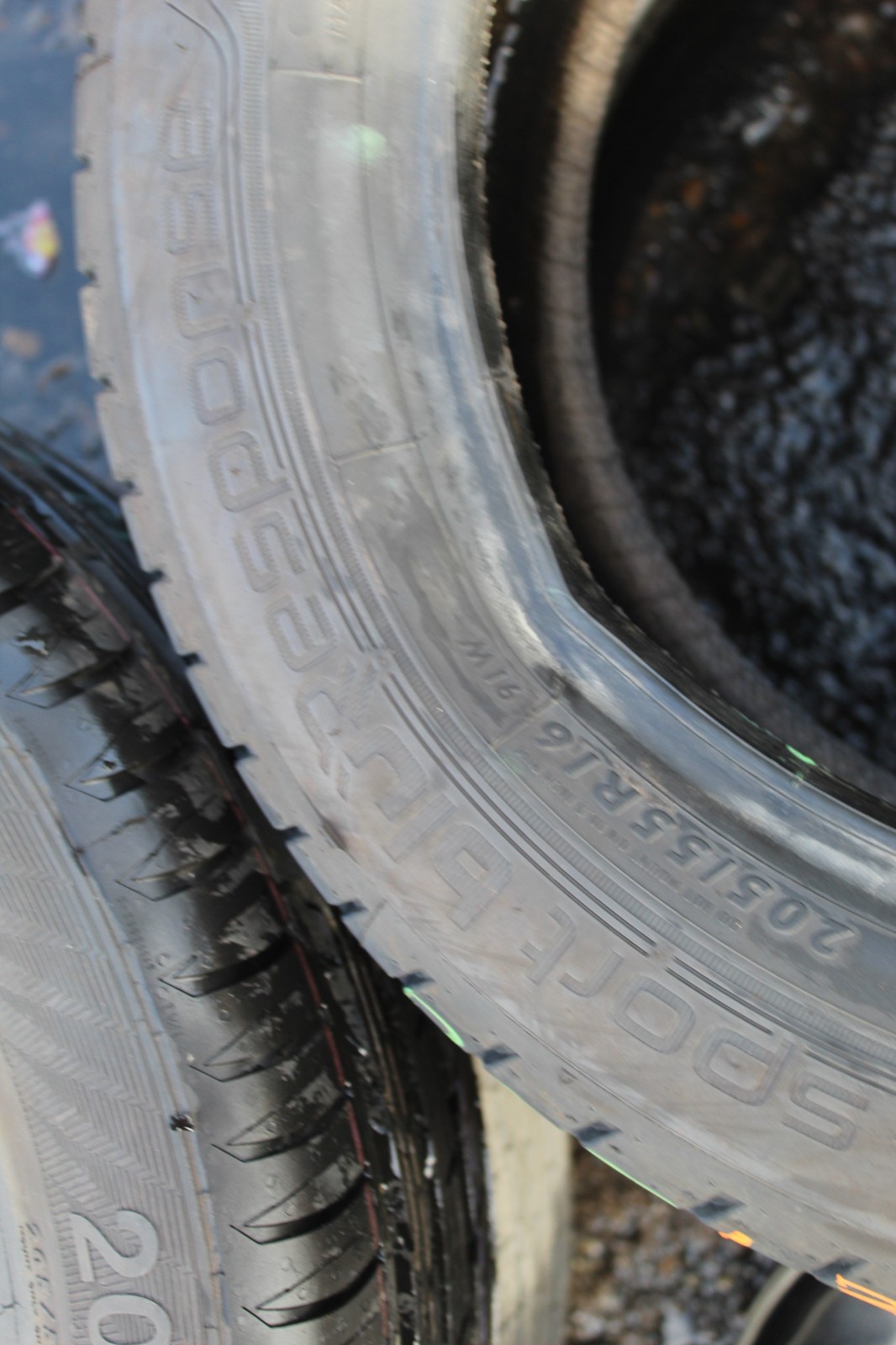 New 205 55 16 Dunlop, Sport Blue Response 91W x1 Single Tyre (F1_tyres) FO L3786