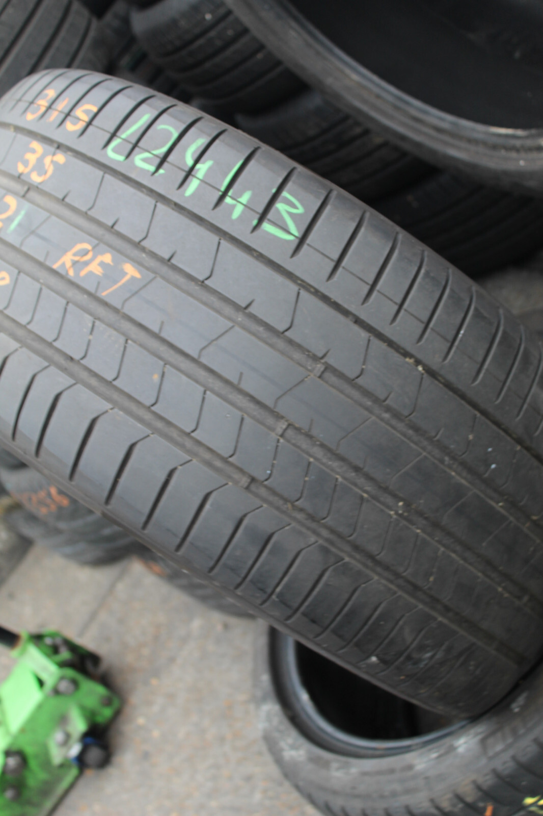 315 35 21 Pirelli, RunFlat, XL, 111Y, x1 Single Tyre 6.1mm (F1_tyres) L2443