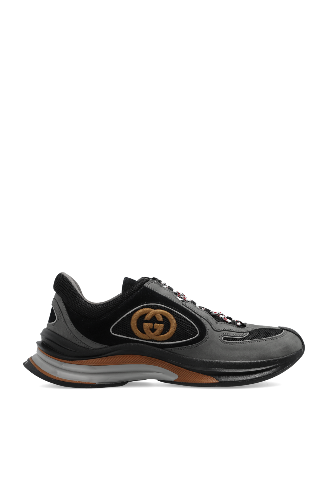 GUCCI Run Men's Black/Grey Suede Sneakers New | eBay GUCCI Run Men's Black/Grey Suede Sneakers New | eBay