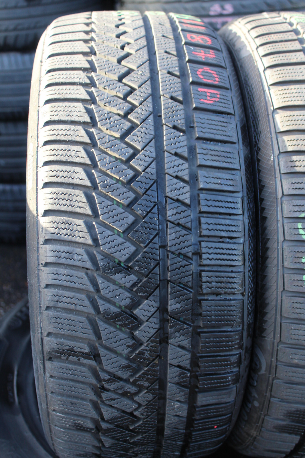 215 40 18 Continental, Winter, XL, M+S, 89V, x2 A Pair 7.0mm (F1_tyres) L1870