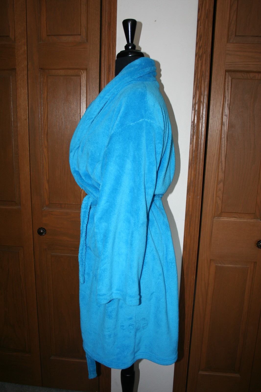 Women's Men's Women's UNISEX Plush Robe JOE BOXER UNISEX Medium NM Blue