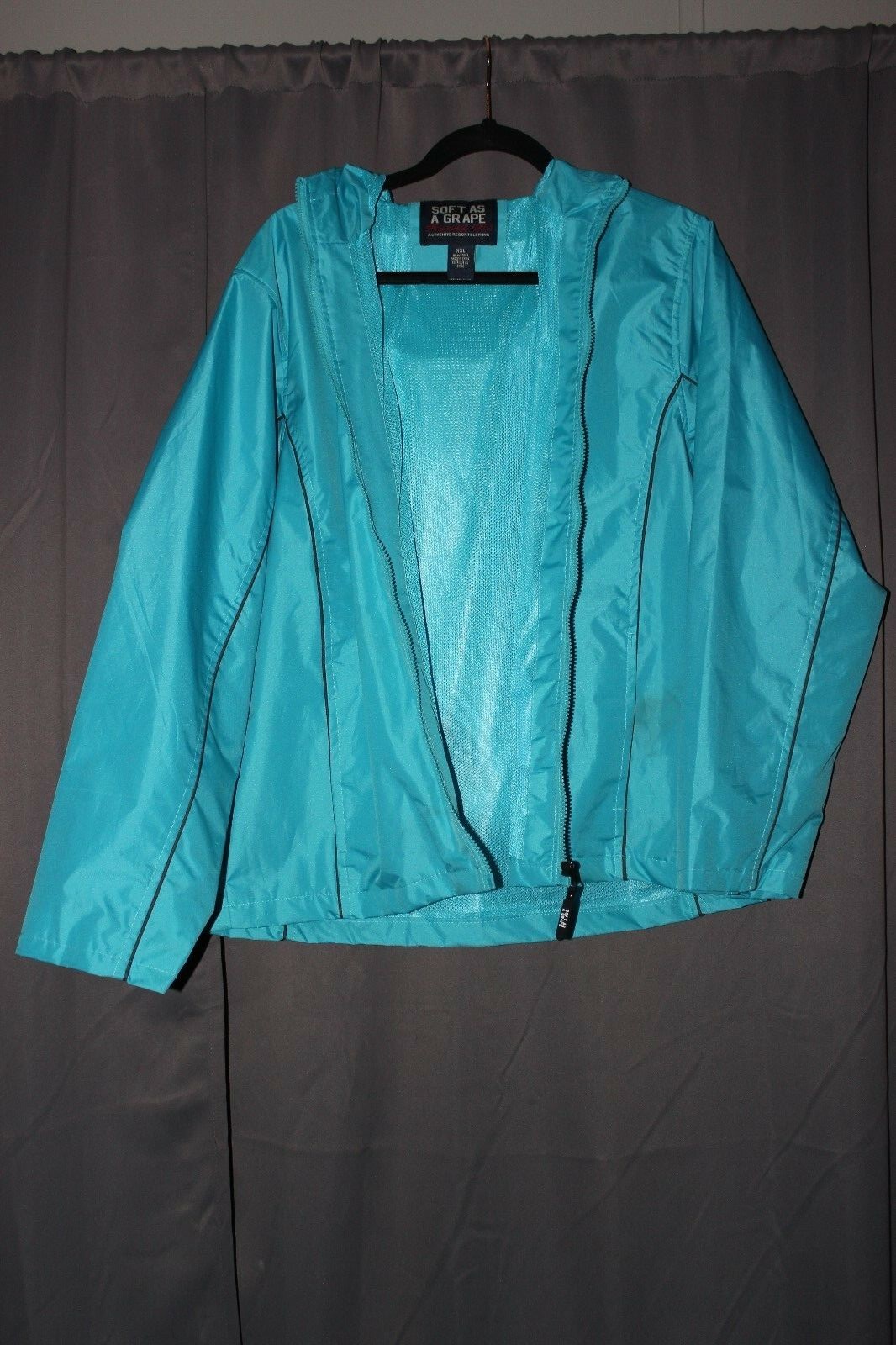 Woman's Plus Size Soft As A Grape XXL Water Repellant Nautical Jacket Size XXL