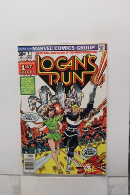 LOGAN'S RUN #1 (1977) Gerry Conway, George Perez, Marvel Comics