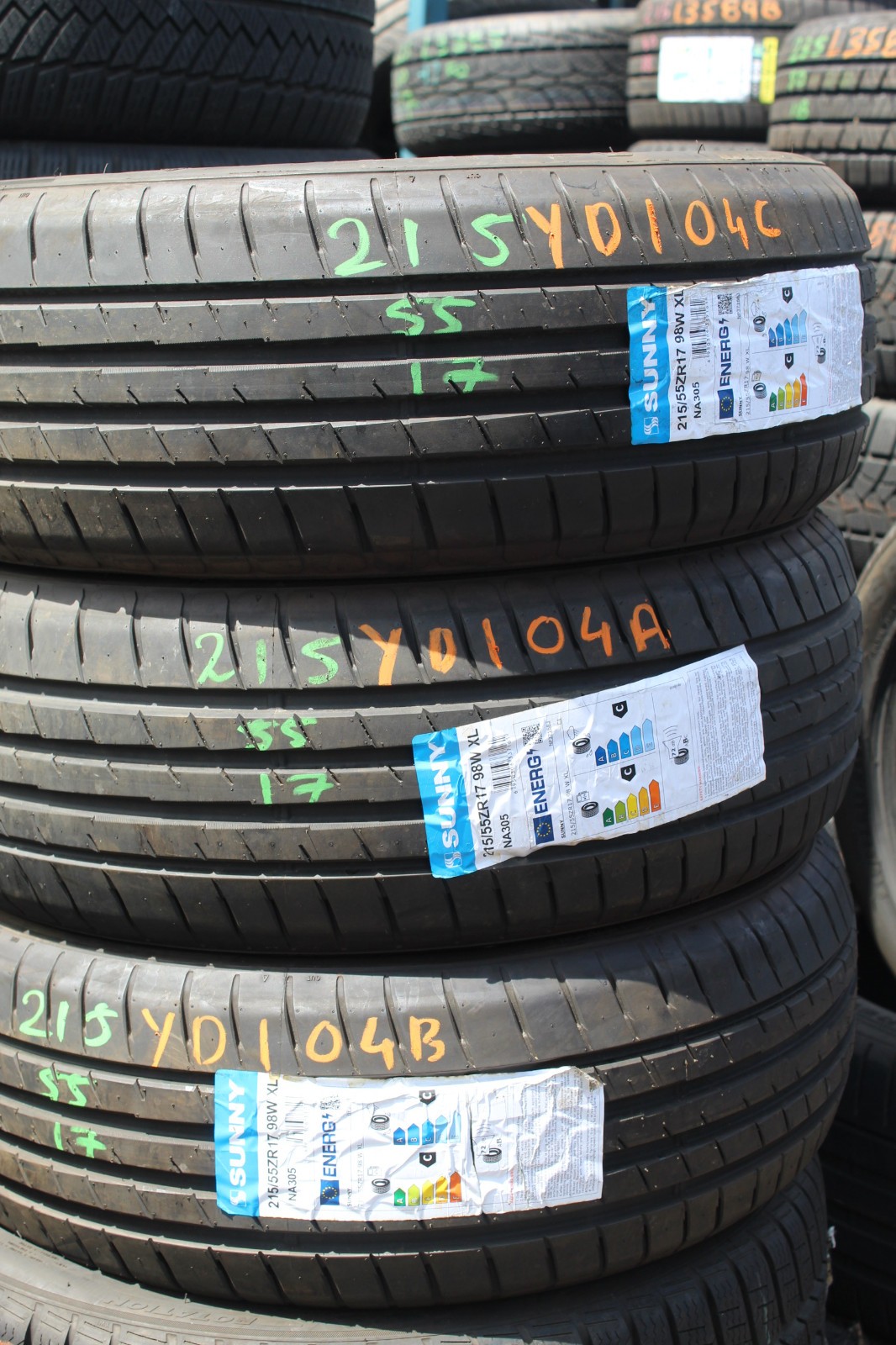 New 215 55 17 Sunny, Sport Macro NA305, XL, 98W, x1 Single Tyre (F1_tyres) YD104