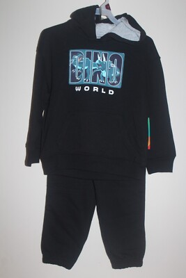 365 Kids Dino World Hoodie and Sweatpants Boys 2 pc outfit