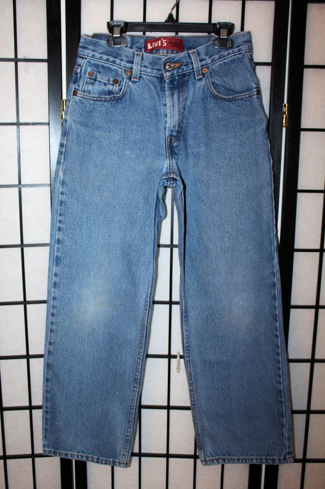 LEVI'S 550 Relaxed Fit Straight Leg Jeans Size 14 Regular 27 X 27 EUC