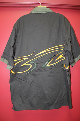 New US ARMY NASCAR Racing style slash pit crew shirt men's L