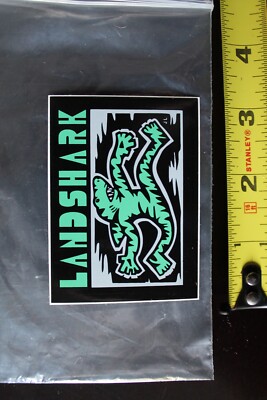 Landshark Airwalk Running Man OG Skateboards Z41A Vintage Skateboarding STICKER