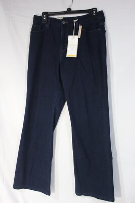 Levis 512 Women Perfectly Slimming Bootcut Jeans Denim  Blue Size 14P Medium NWT