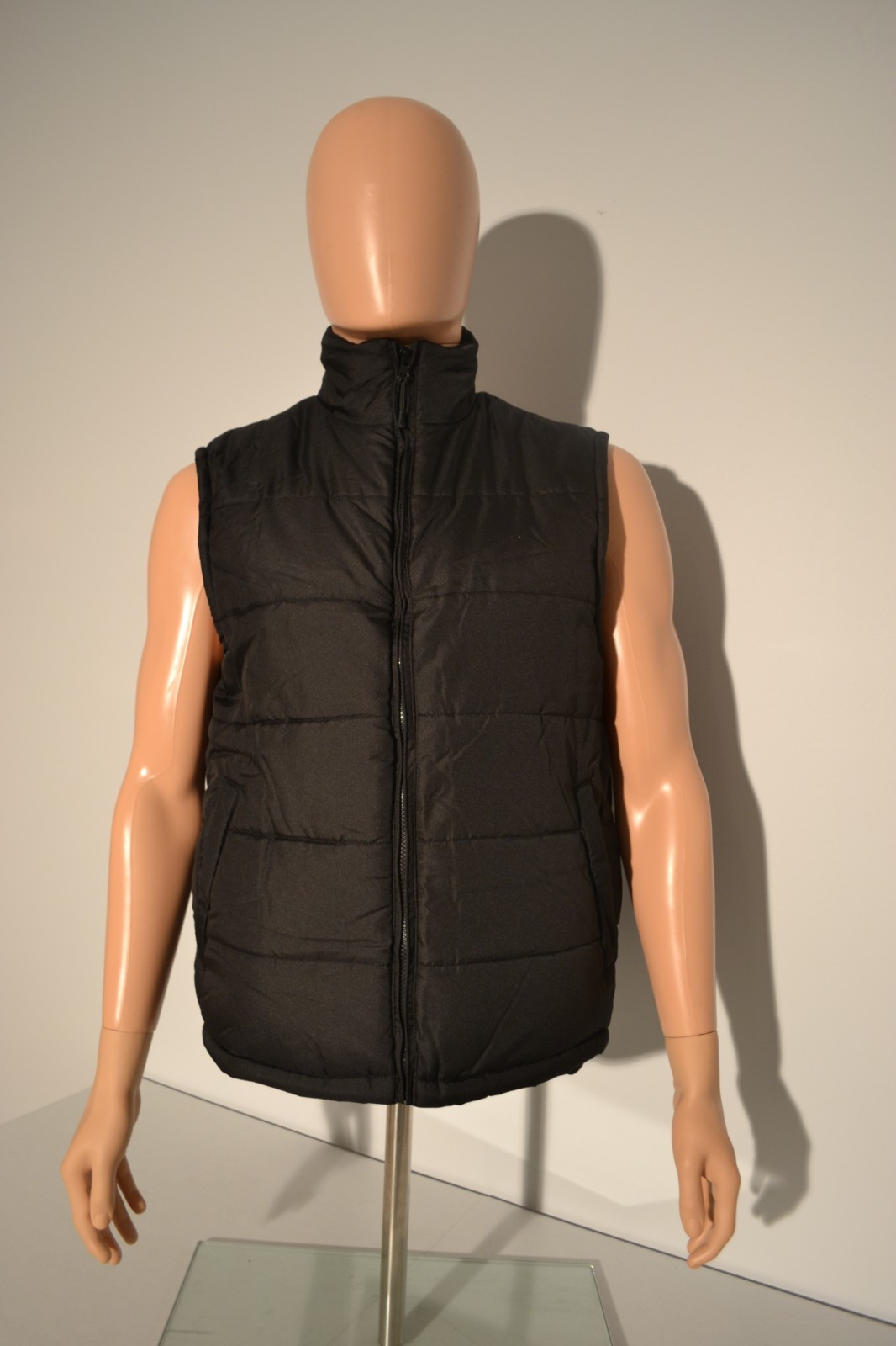 NordicTrack Men's Black Onyx Puffer Vest Size Small Sears Brand