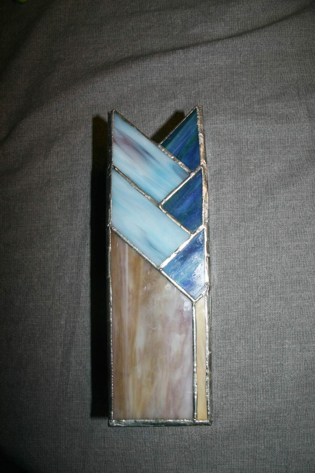 Leaded Stained Glass Candle Holder