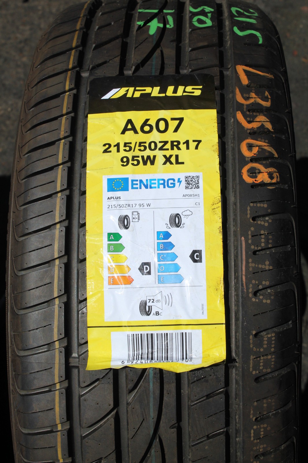 New 215 50 17 Aplus, A607, XL, 95W, x1 Single Tyre (F1_tyres) L3568