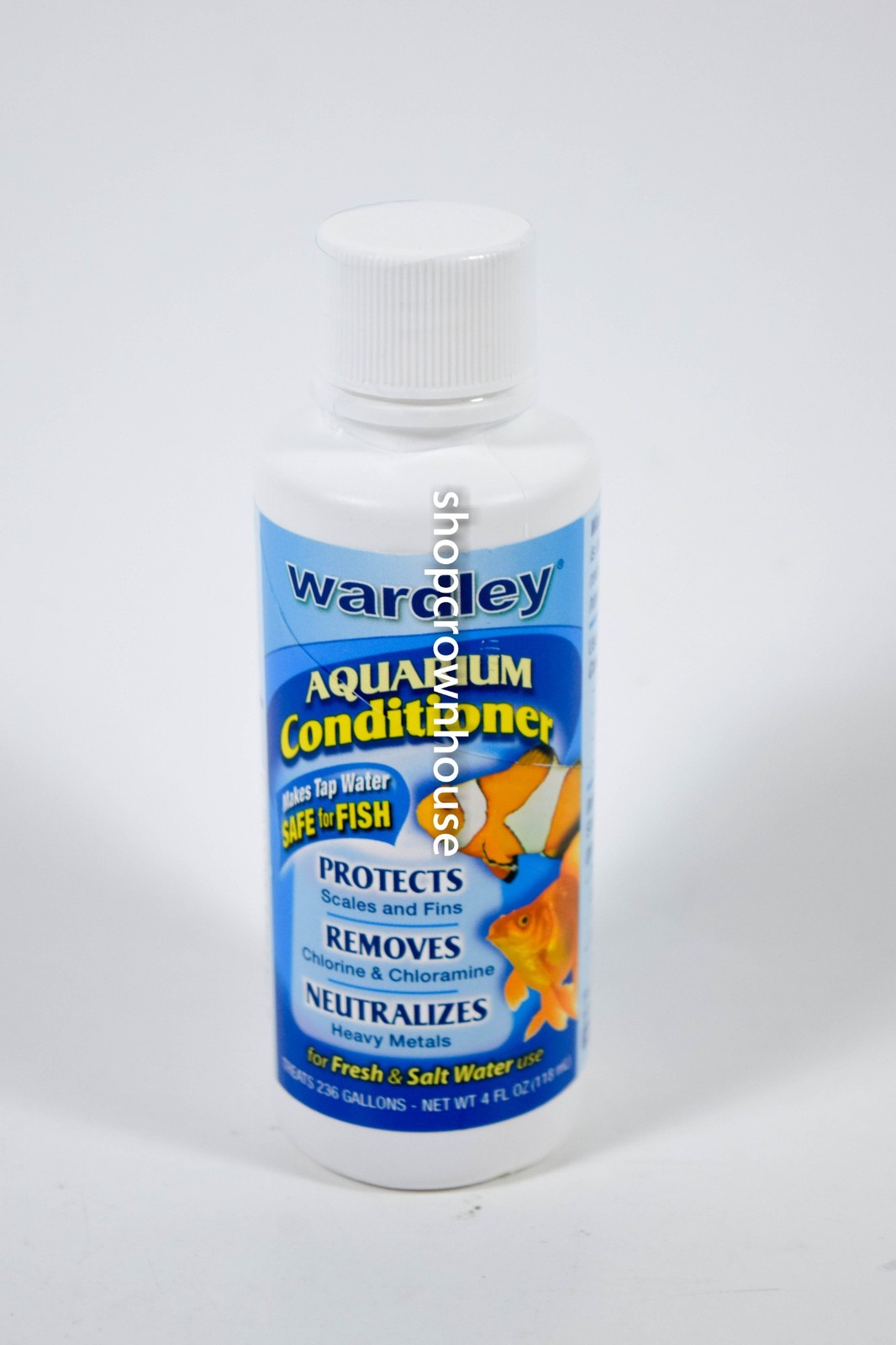 Wardley Aquarium Conditioner 4oz bottle Makes Tap Water Safe for Fish