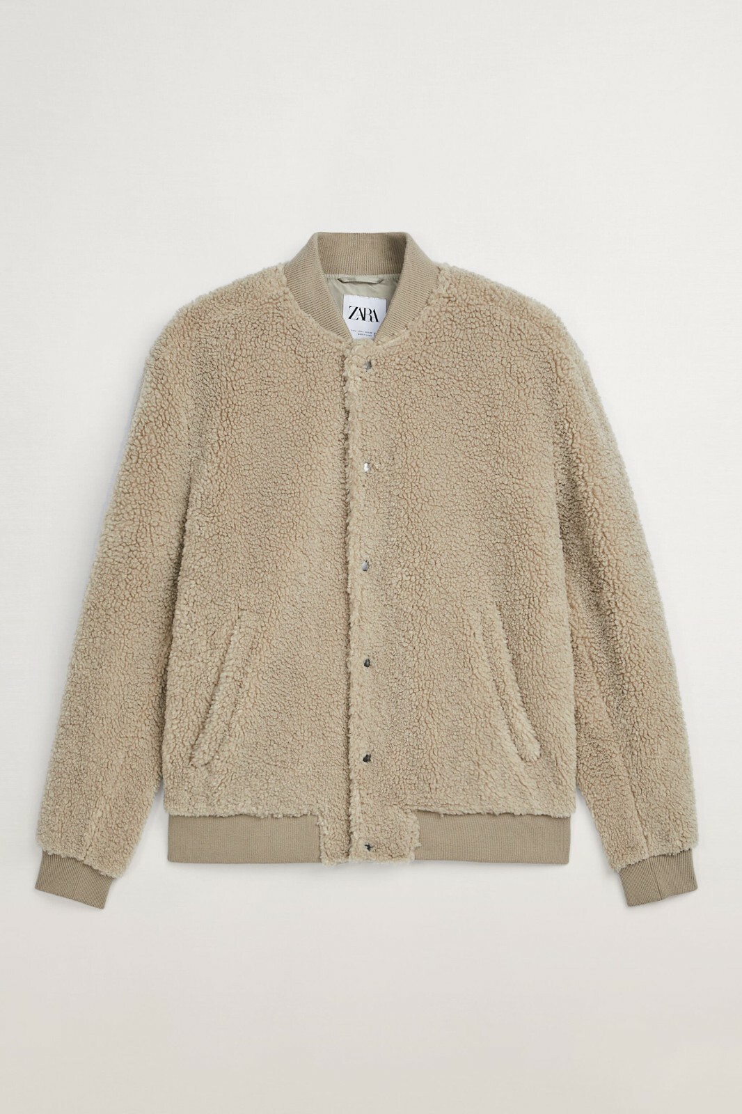 ZARA ブルゾン ZARA NEW GREY KNIT CARDIGAN WITH VOLUMINOUS SLEEVES ALL