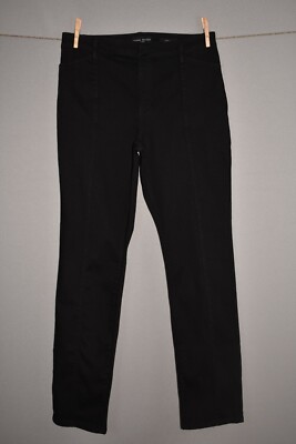 SUSAN GRAVER NEW $60 High Stretch Straight Denim Jean Black Size 2