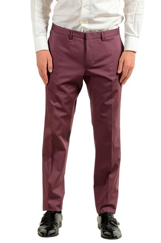 Pre-owned Hugo Boss "reyno3/wave1" Men's Purple Two Button Suit