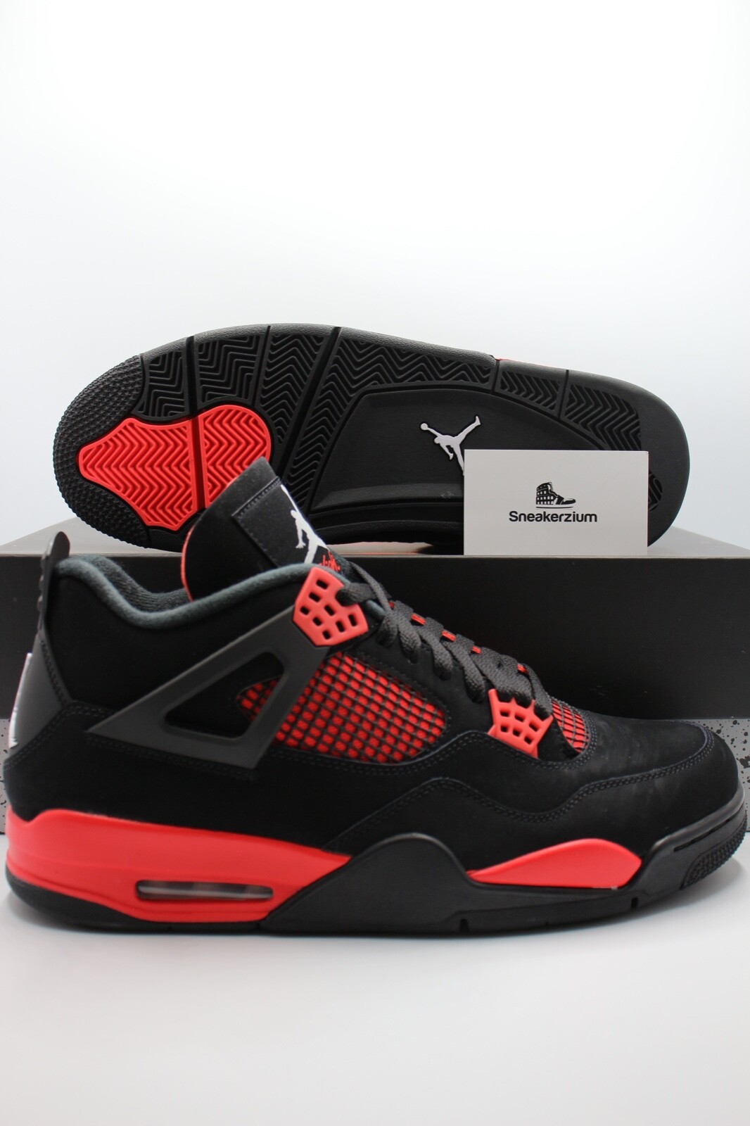 

Nike Air Jordan 4 Red Thunder CT8527-016 мужские/GS/PS/TD размеры в руке, Красный, Air Jordan 4