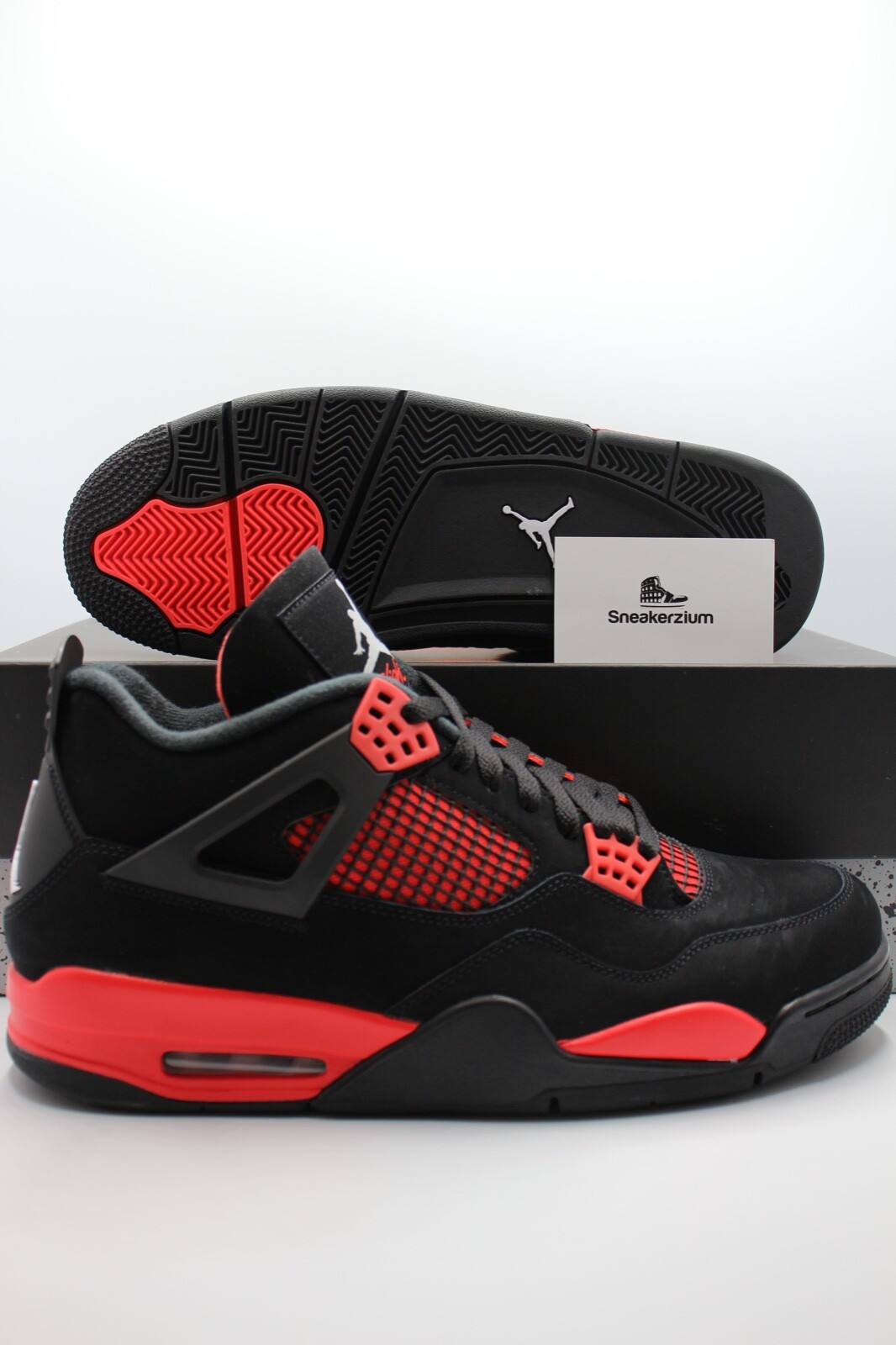 Nike Air Jordan 4 Red Thunder CT8527-016 мужские/GS/PS/TD размеры в руке