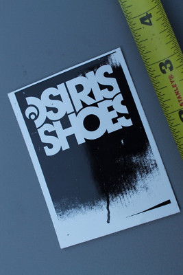 Osiris Skateboard Shoes Black Graffiti Spray Z68B Vintage Skateboarding STICKER