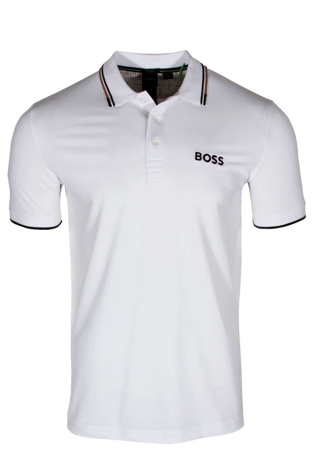HUGO BOSS Paddy Pro Men s Cotton Blend Polo Shirt in White 50469094 106