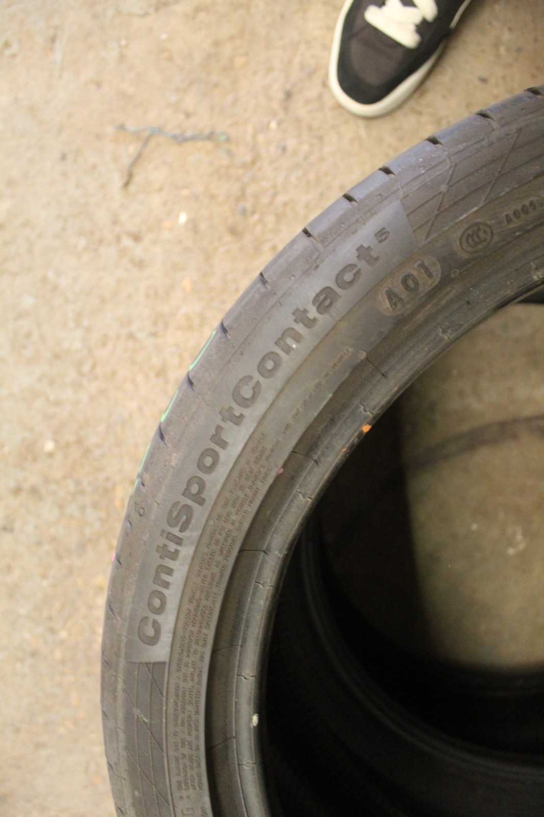 225 40 18 Continental, CSC 5, XL, AO1, 92Y, x1 Single Tyre 6.2mm (F1_tyres) X115