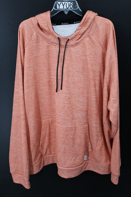 ZELOS Evolution Eden Orange BIG & TALL 4X MENS HOODIE NWT