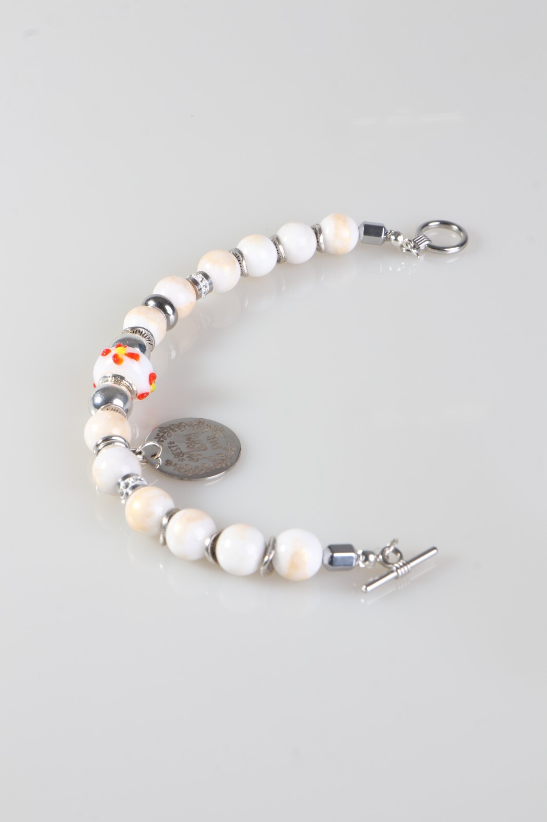 Pulsera Casual Para Mujeres De Piedras Preciosas Naturales Jade de Seda De Oro  