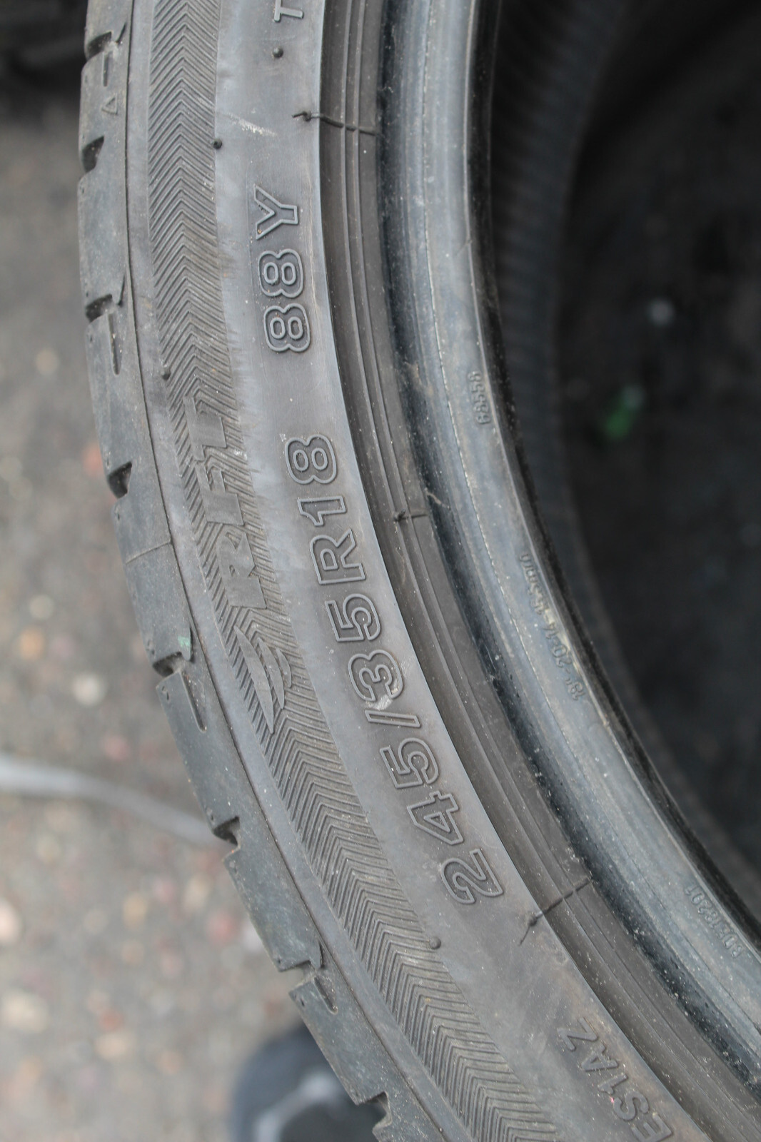 245 35 18 Bridgestone, RunFlat, Star, 88Y, x1 Single Tyre 5.2mm (F1_tyres) L3490