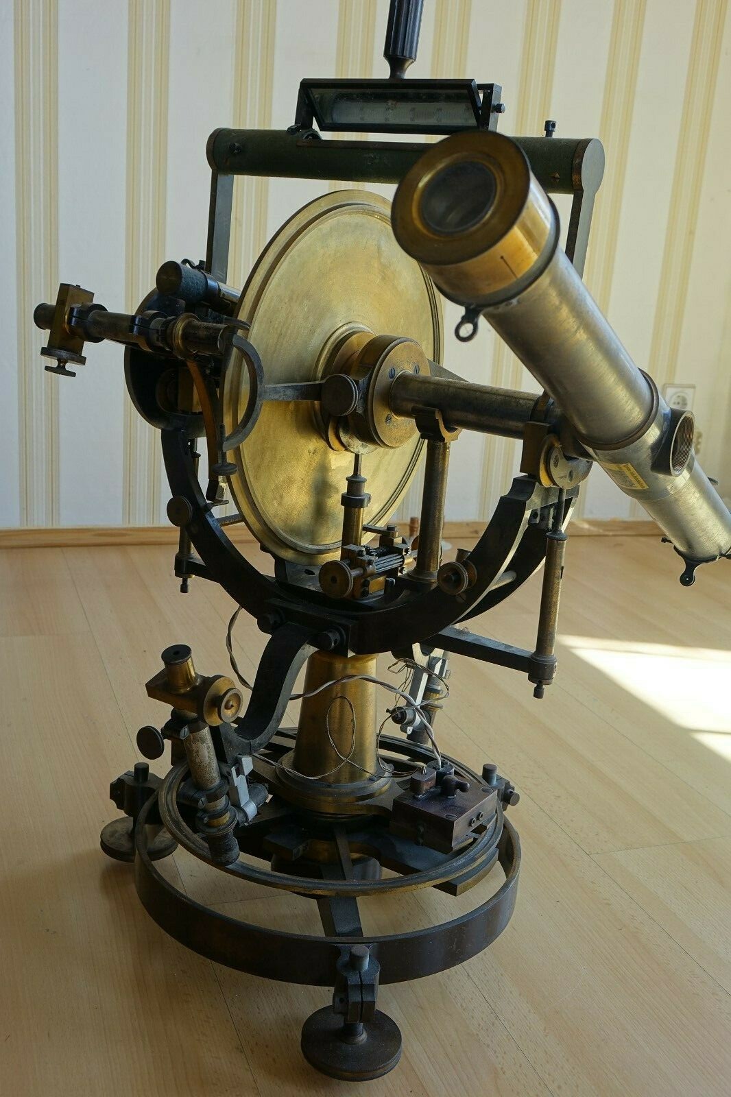 Riesiger Historischer Theodolit ca. 40 kg von 1866 Pistor & Martins Berlin