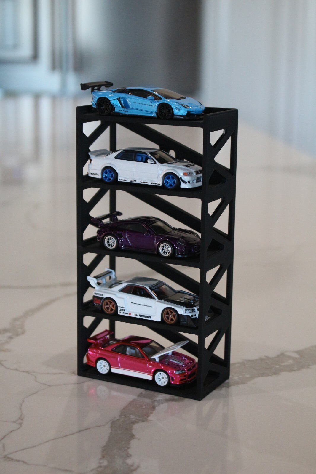 ホットウィール ディスプレイスタンド　5個 5 Car Hot Wheels Display Stands Card Holders - Etsy