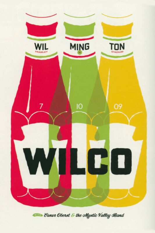 WILCO 2009 Concert Poster Print