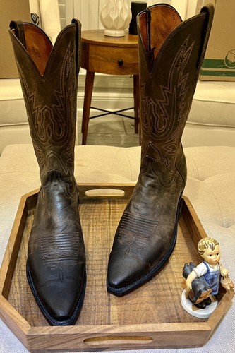 Crayton Western Mens Mad Dog Leather 10.5 D Best