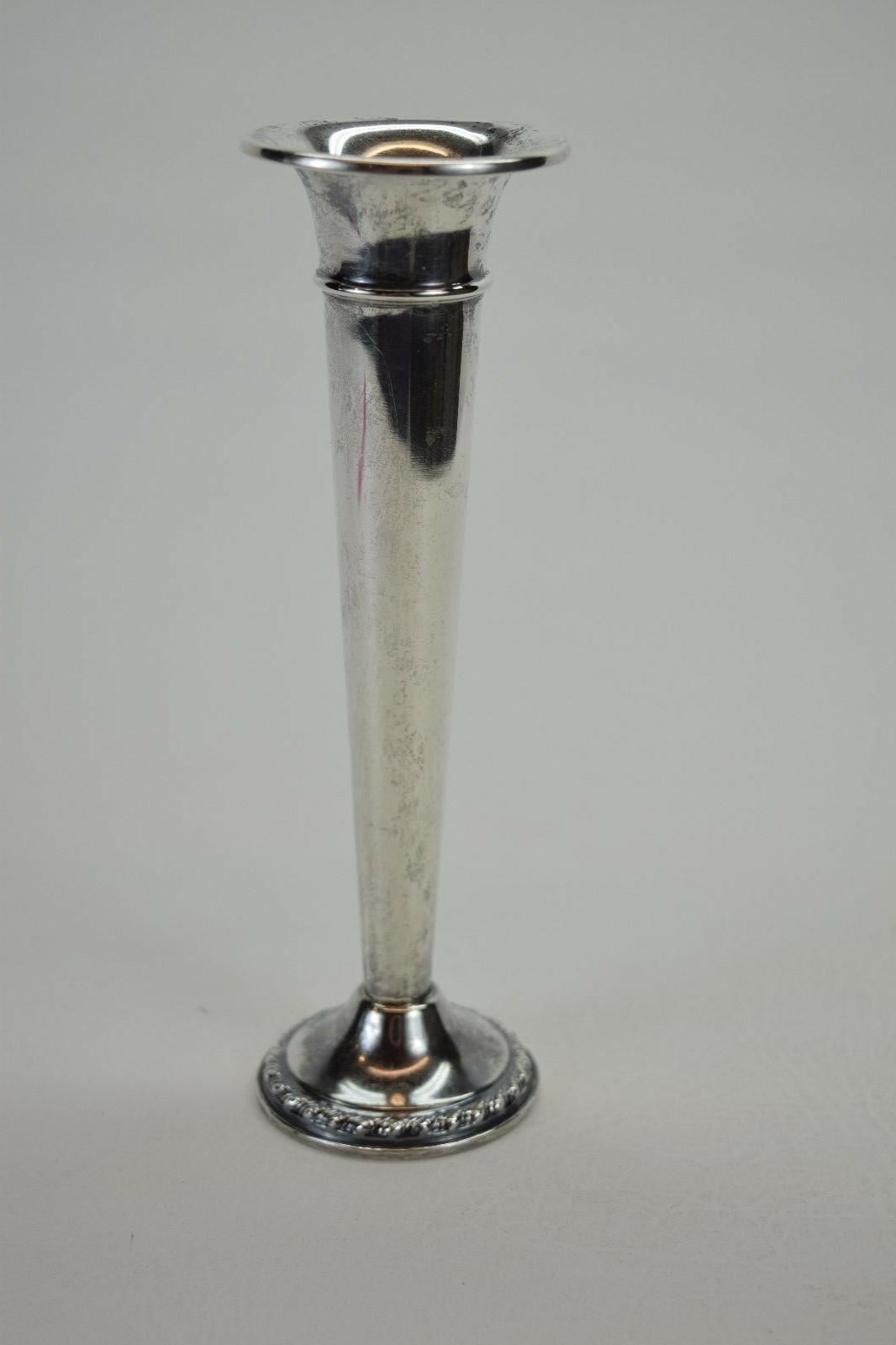 Vintage Rogers Sterling Silver 925 Trumpet Bud Vase 7 1/2