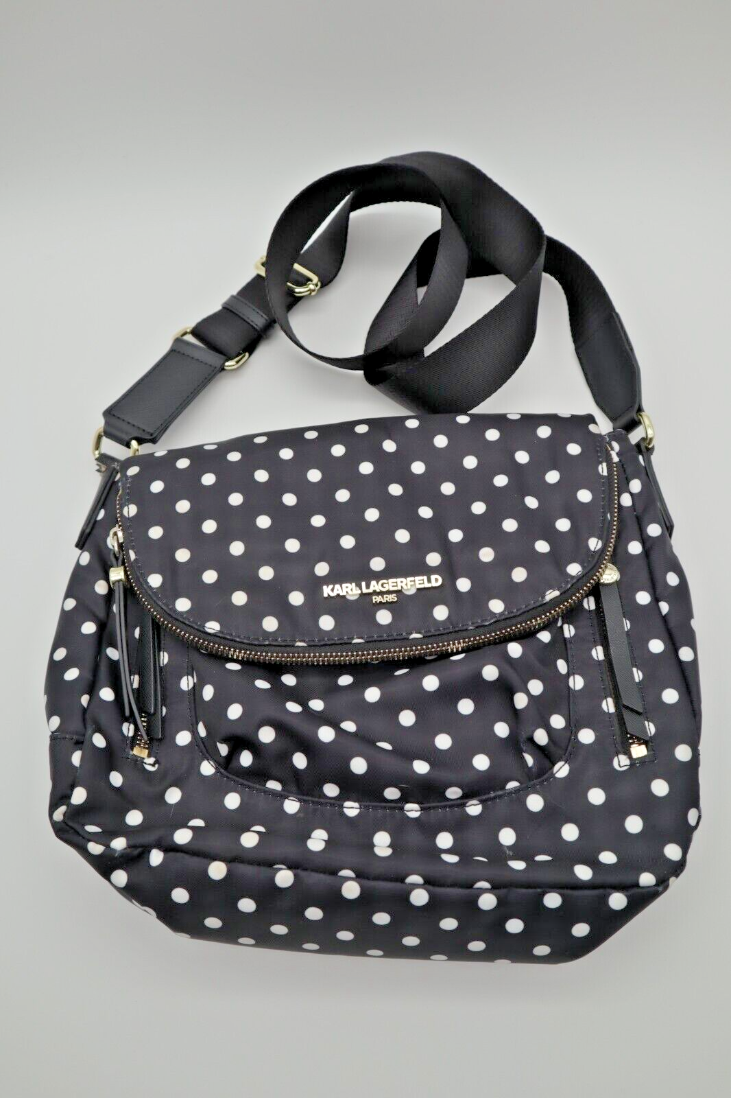 Karl lagerfeld polka dot bag hotsell