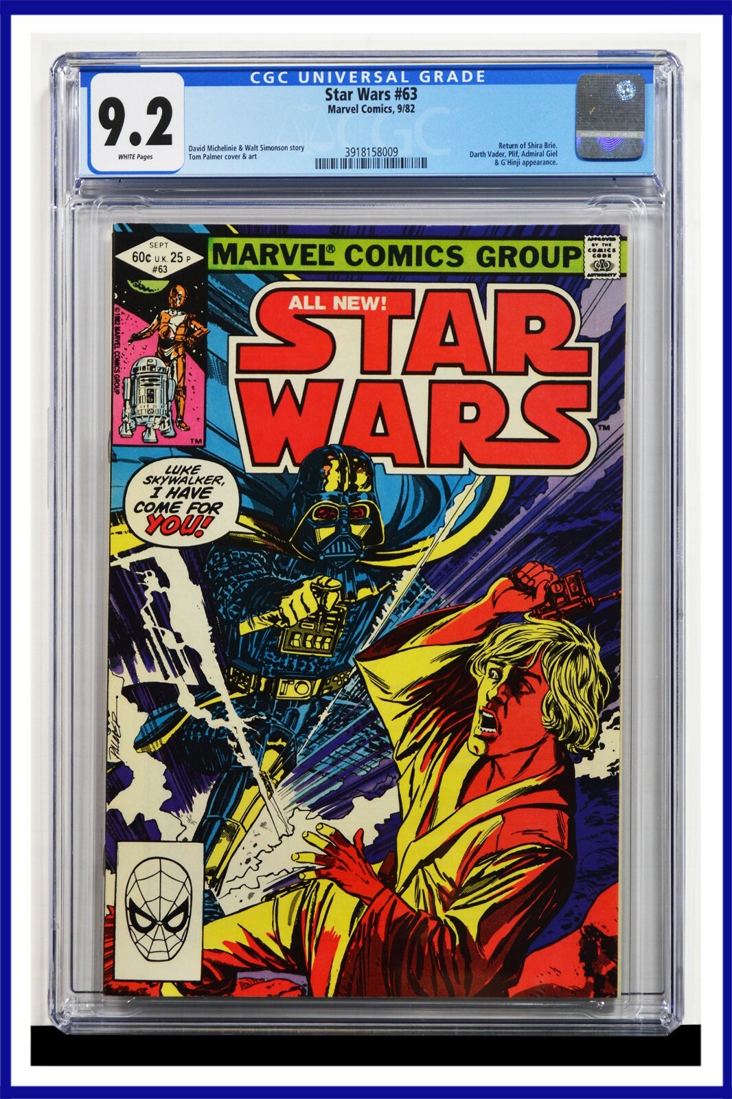 CGC 9.8 Star Wars#1 特別版コミック STAR WARS #1 (1977, Marvel Comics, 1st printing) CGC 9.8
