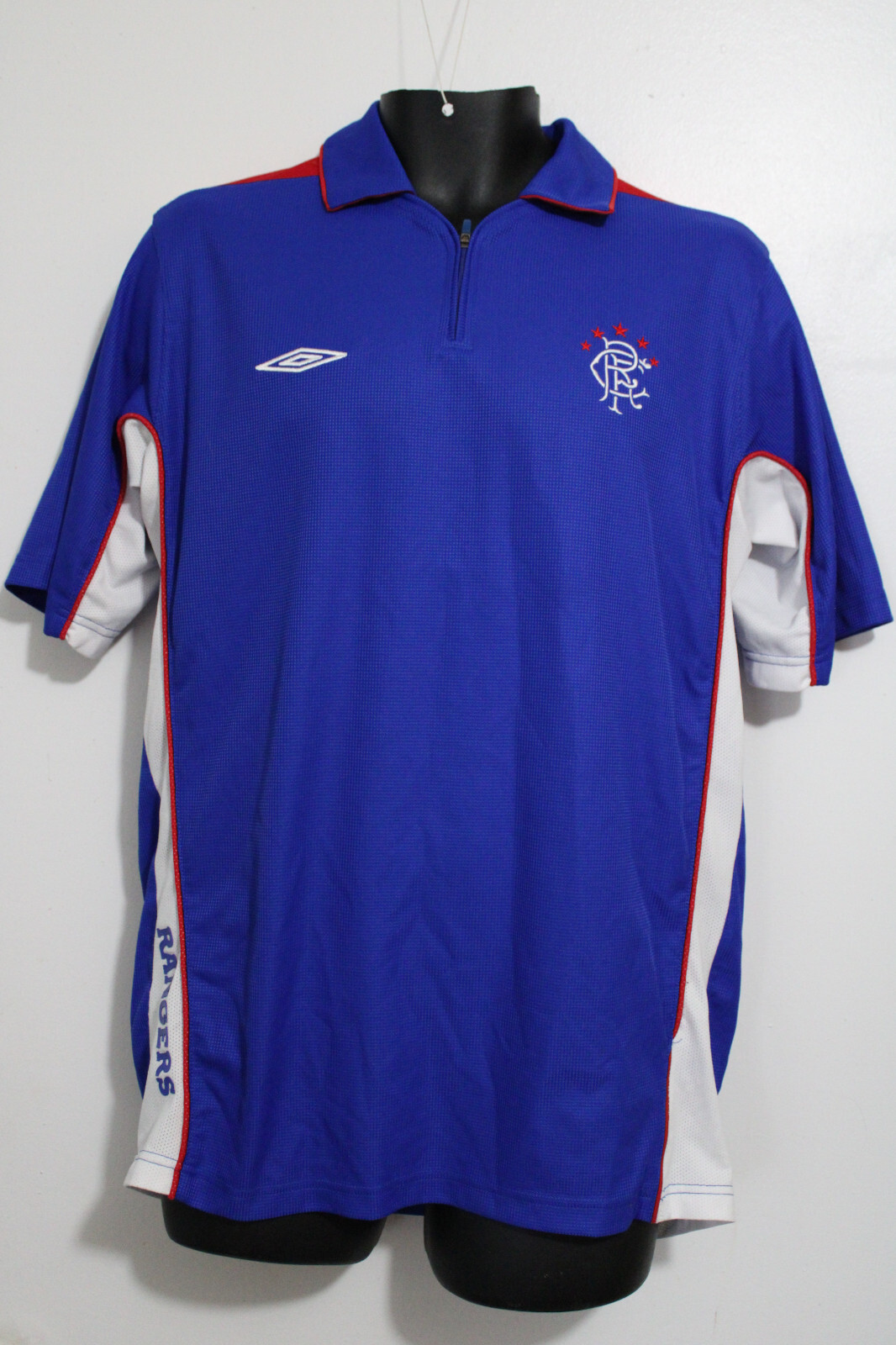 ウェア UMBRO - 00s old umbro soccer practice kit jersey Umbro Rangers FC 2000's 1/4 Zip Training Jersey Men Size