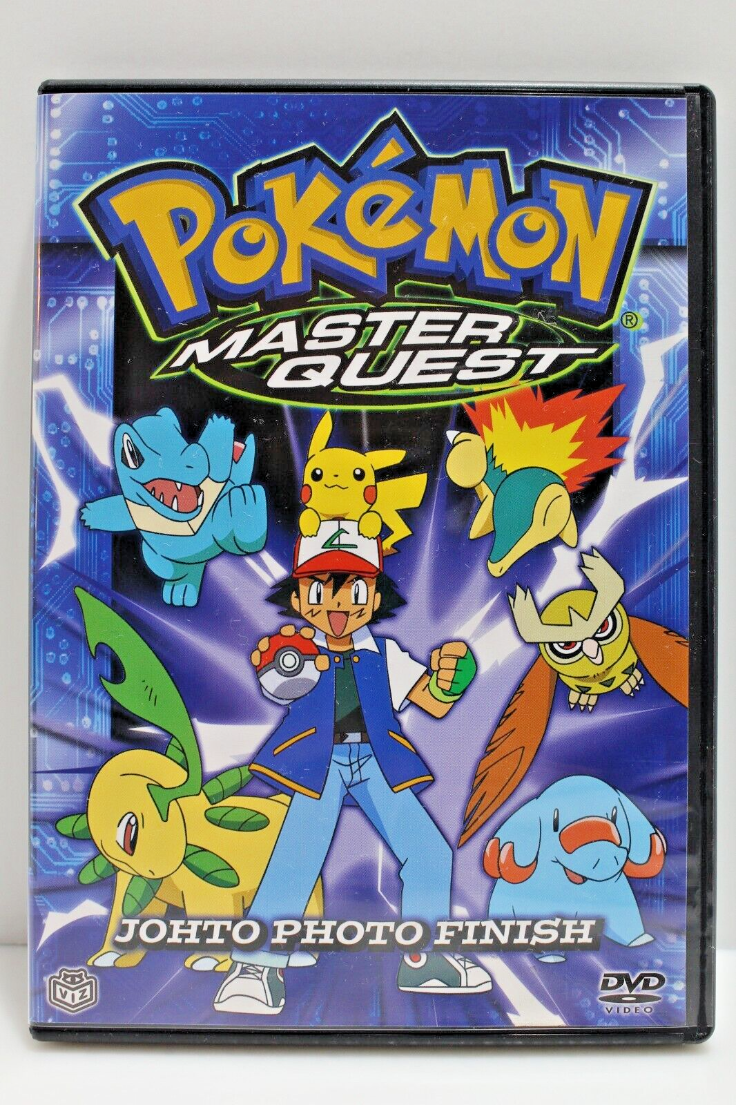 Pokemon Master Quest Johto Photo Finish Disc 3 DVD Video Generic Case