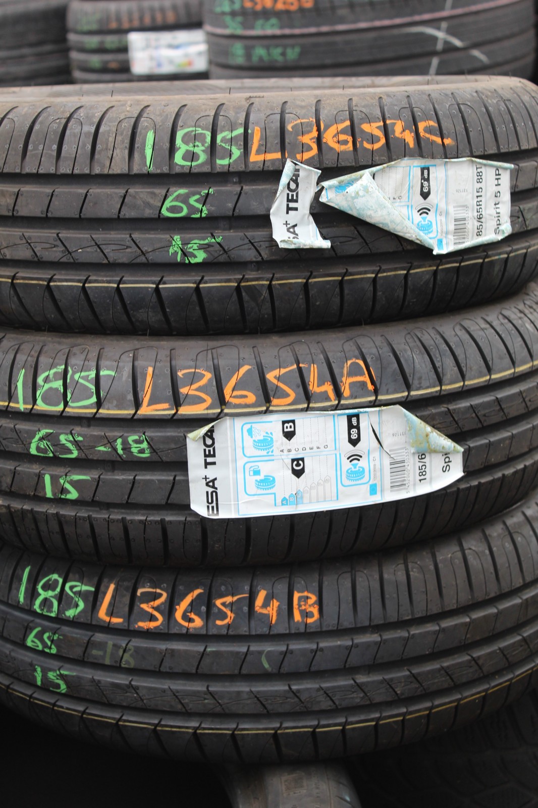 New 185 65 15 ESA Tecar, Spirit 5 HP, 88T&H, x1 Tyre (F1_tyres) L3654