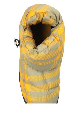 Pre-owned Burberry Quilted Slip-on Boots In Hunter Ip Chk