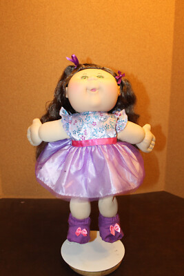 2012 JAKKS Baby Cabbage Patch CORN SILK BROWN CURLY HAIR PA-07