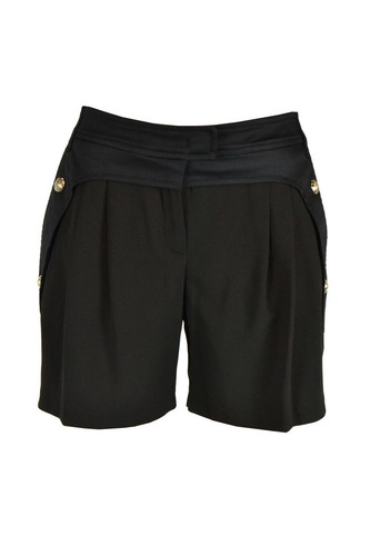 【関税＆送料込み】Versace Black Virgin Wool Blend Shorts Kids Shorts Black | VERSACE US