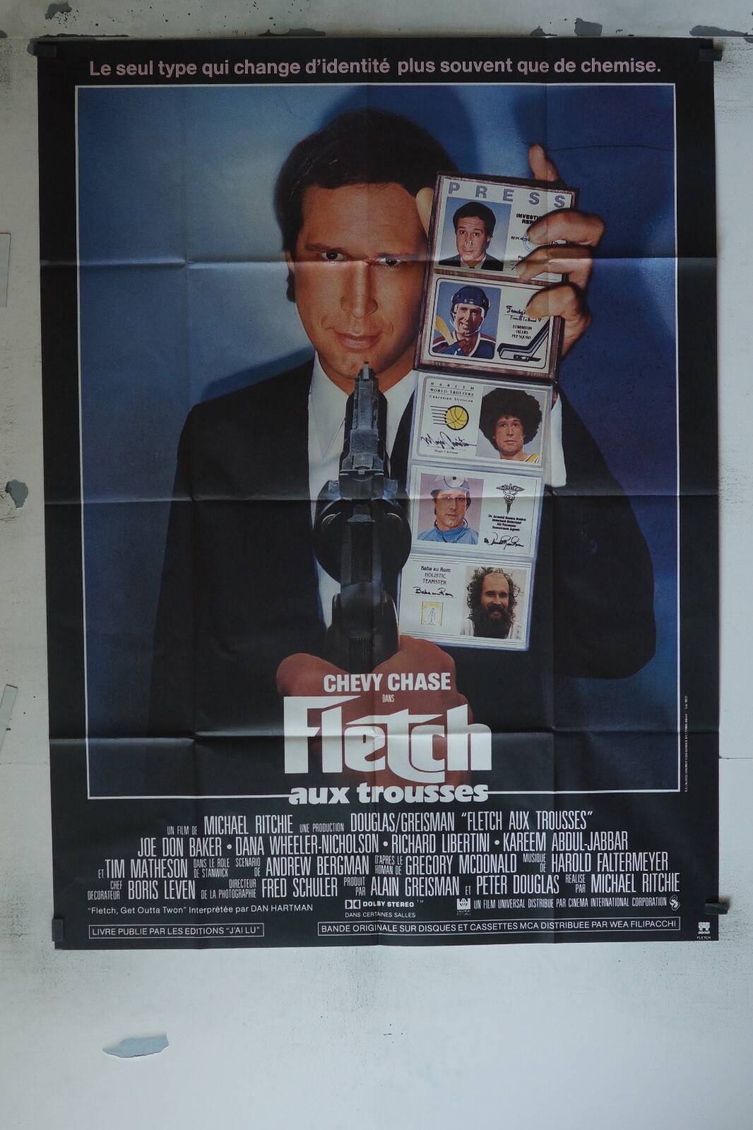 FLETCH AUX TROUSSES POSTER ORIGINAL 120x160 CHEVY CHASE | eBay